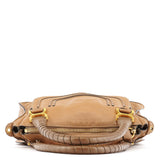 Chloe Light Brown Leather Marcie Shoulder Bag