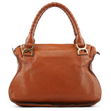 Chloé Light Brown Leather Marcie Shoulder Bag