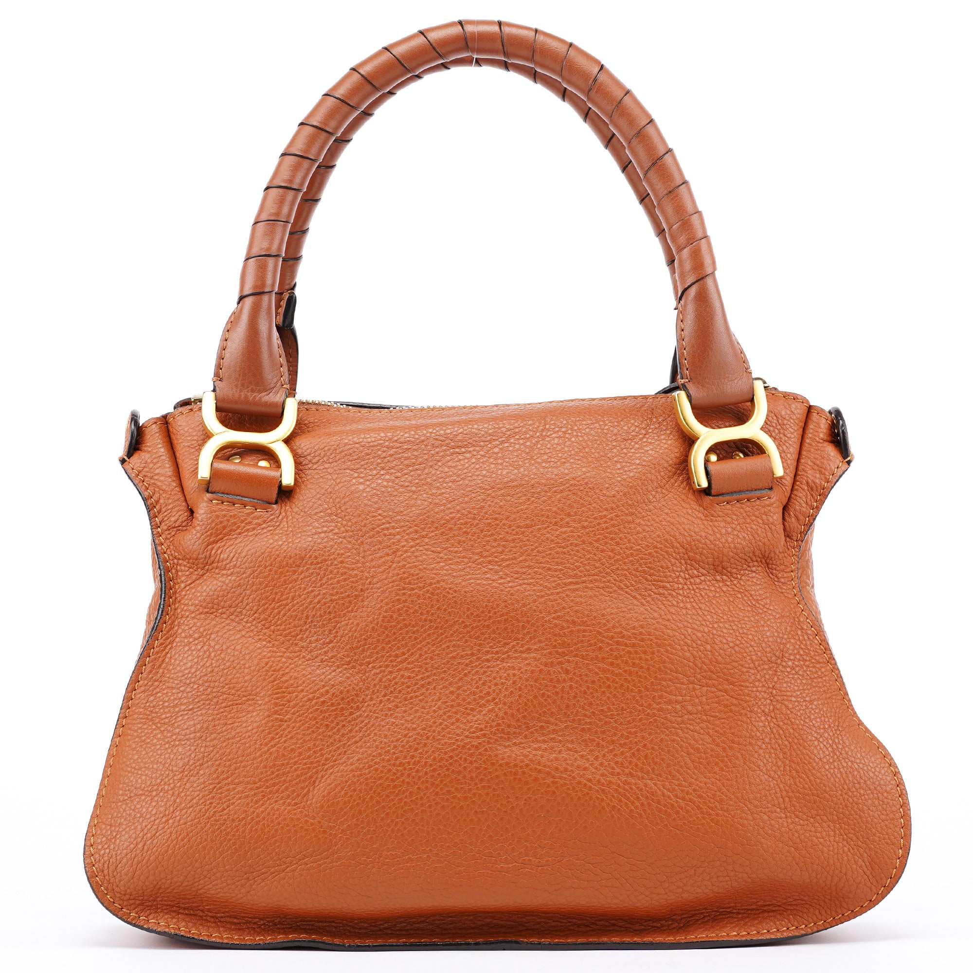 Chloé Light Brown Leather Marcie Tote Bag