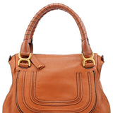 Chloé Light Brown Leather Marcie Tote Bag