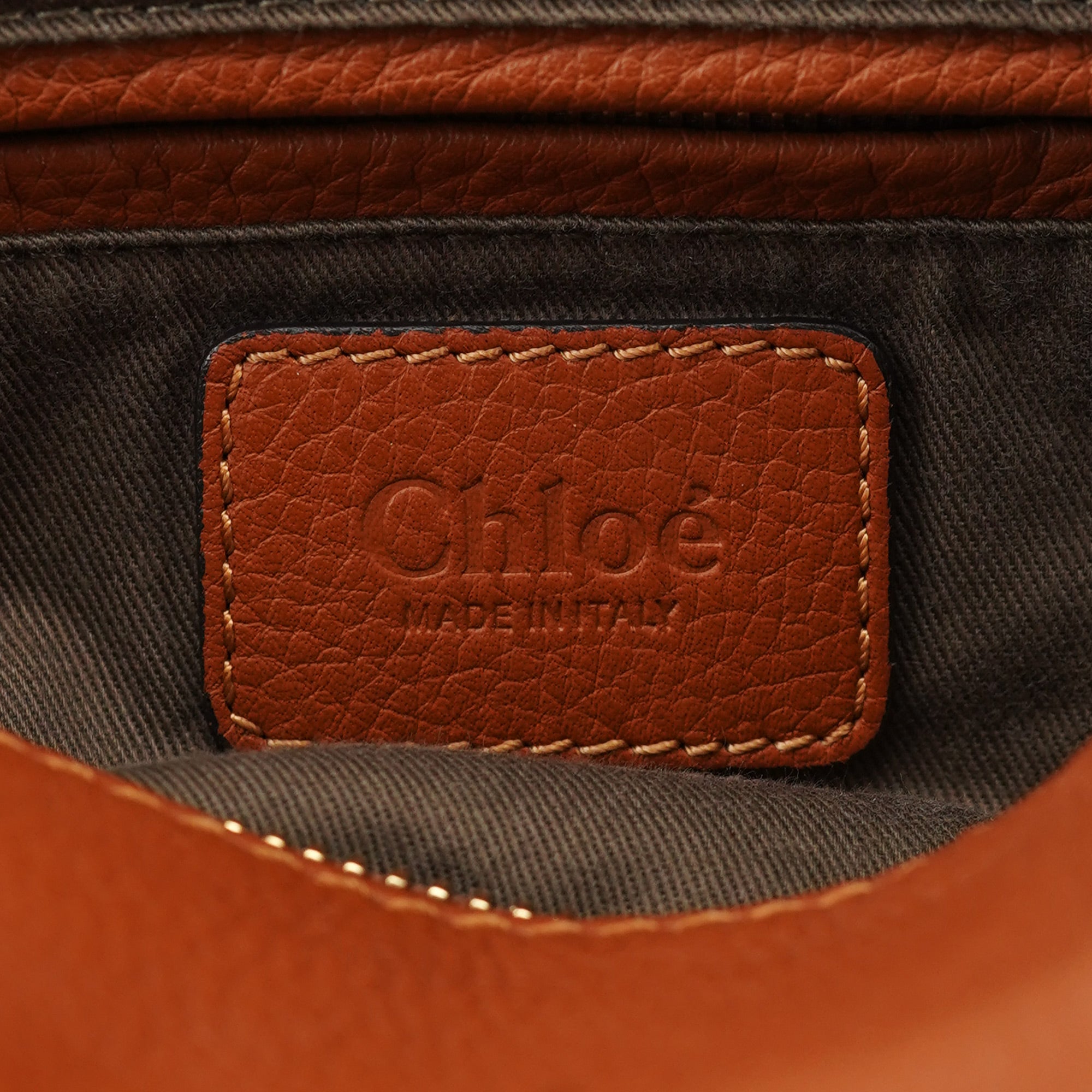 Chloé Light Brown Leather Marcie Tote Bag