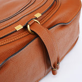Chloé Light Brown Leather Marcie Tote Bag