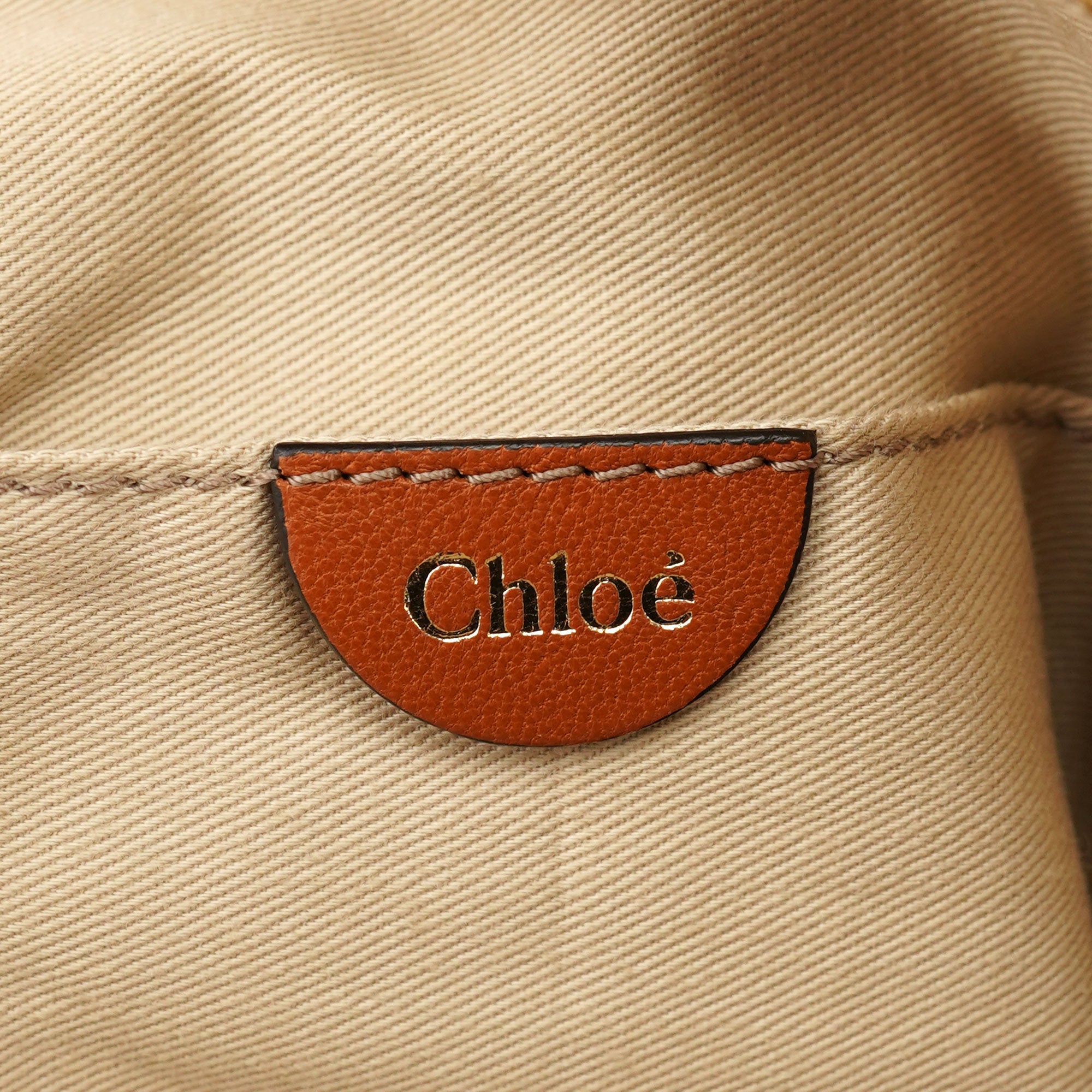 Chloé Light Brown Leather Marcie Tote Bag