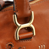 Chloé Light Brown Leather Marcie Tote Bag