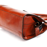 Chloé Light Brown Leather Oversized Zipper Bag