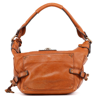 Chloé Light Brown Leather Paddington Shoulder Bag