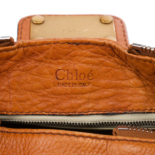 Chloé Light Brown Leather Paddington Shoulder Bag