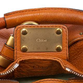 Chloé Light Brown Leather Paddington Shoulder Bag