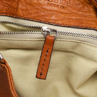 Chloé Light Brown Leather Paddington Shoulder Bag