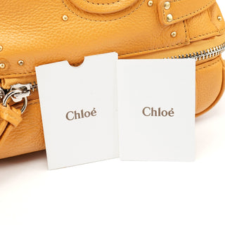 Chloé Light Brown Leather Paddington Shoulder Bag