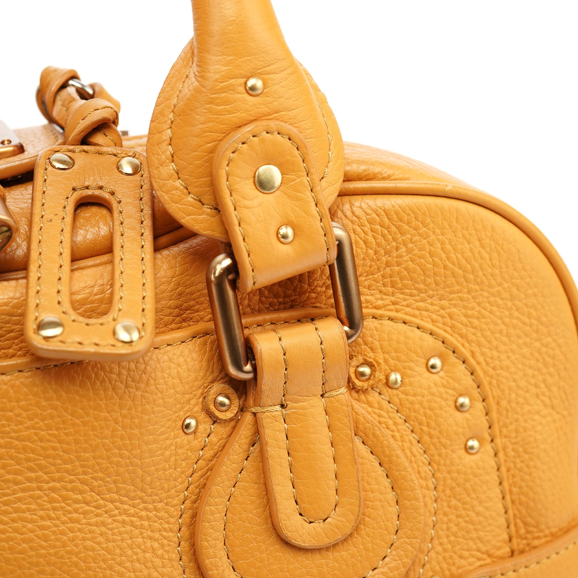 Chloé Light Brown Leather Paddington Shoulder Bag