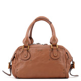 Chloé Light Brown Leather Paddington Shoulder Bag