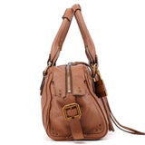 Chloé Light Brown Leather Paddington Shoulder Bag