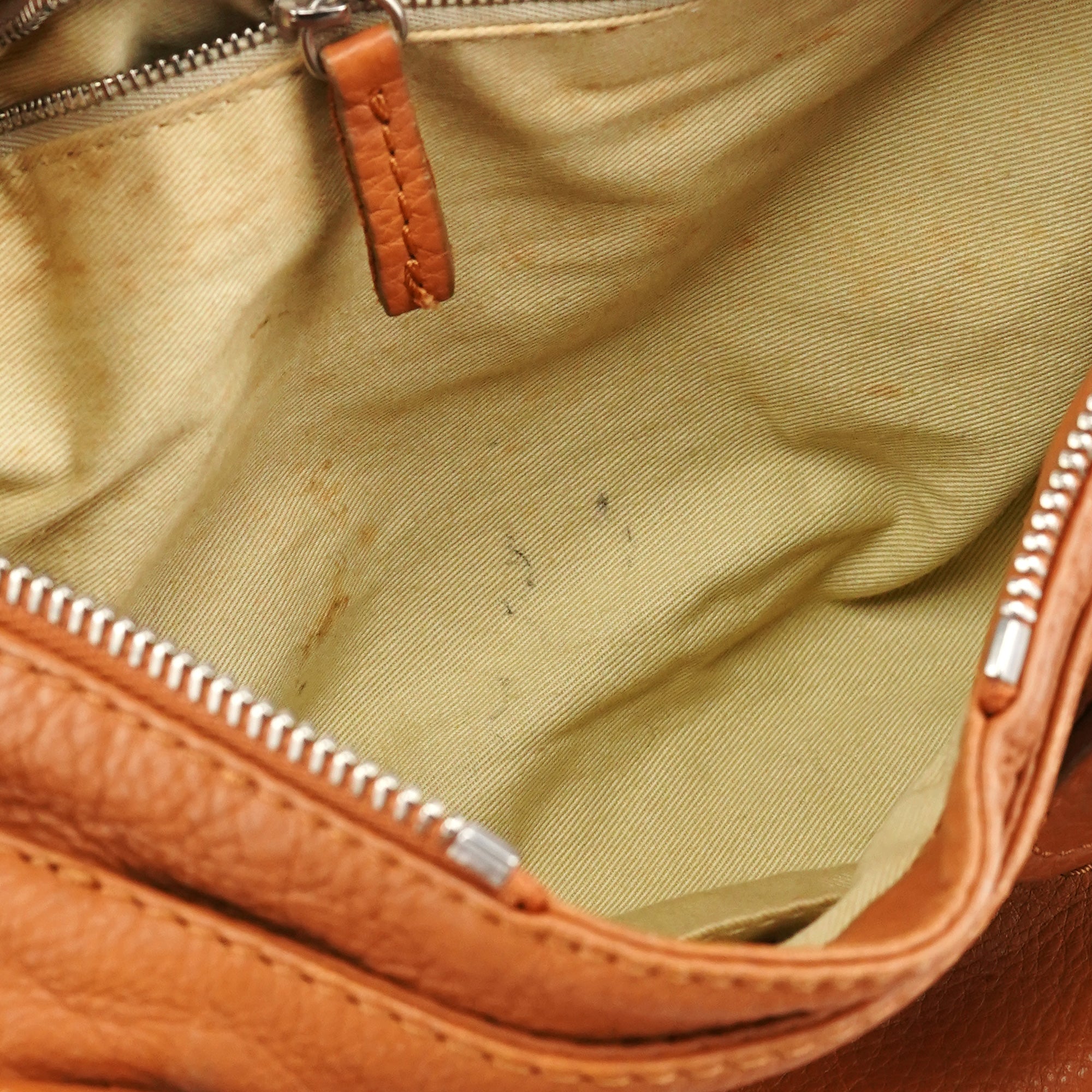 Chloe Light Brown Leather Paddington Shoulder Bag