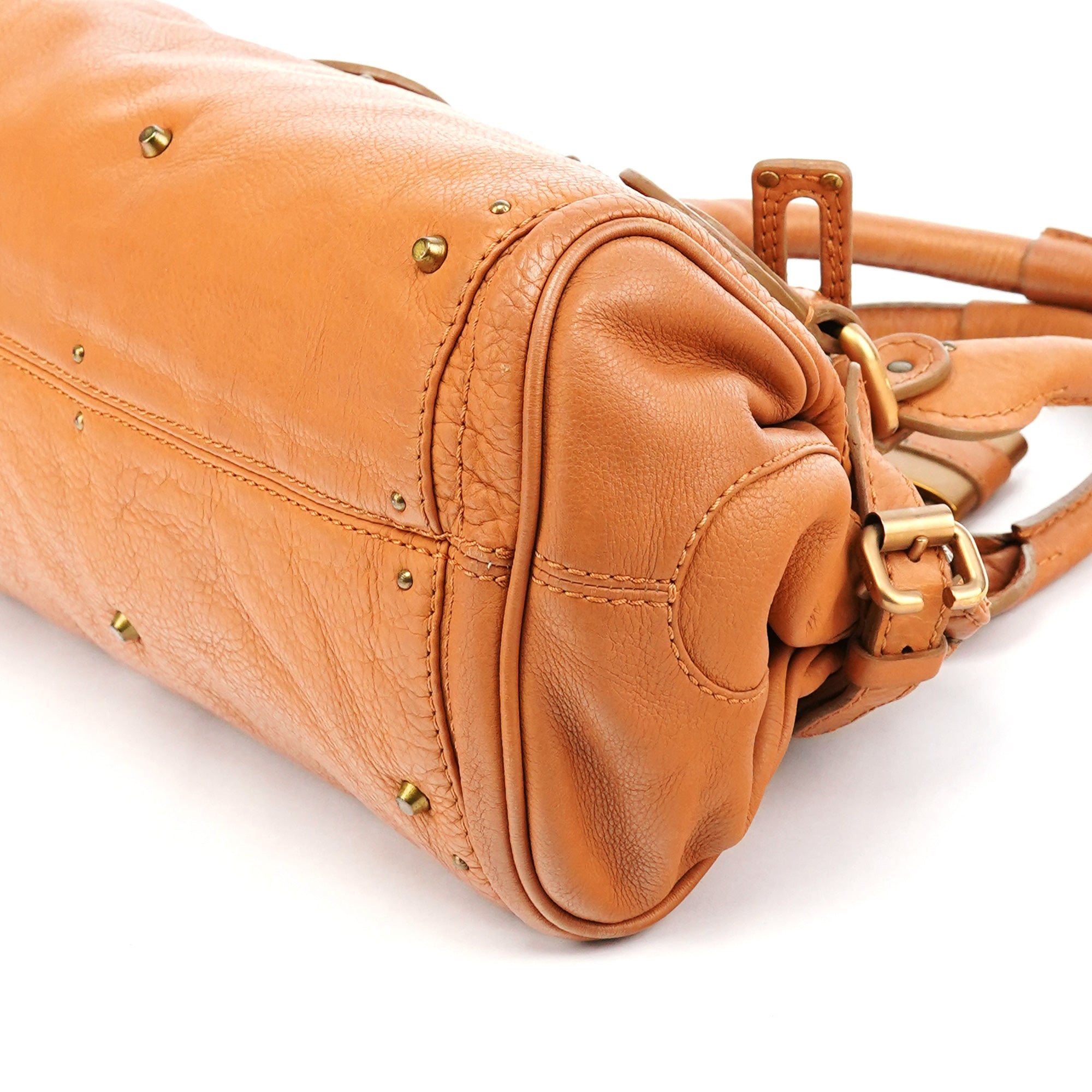 Chloe Light Brown Leather Paddington Shoulder Bag