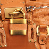 Chloe Light Brown Leather Paddington Shoulder Bag