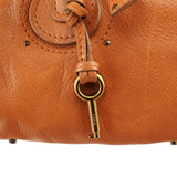 Chloe Light Brown Leather Paddington Shoulder Bag