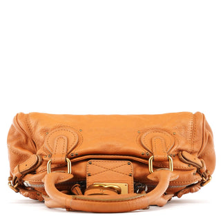 Chloe Light Brown Leather Paddington Shoulder Bag