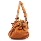 Chloe Light Brown Leather Paddington Shoulder Bag