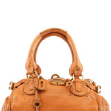 Chloe Light Brown Leather Paddington Shoulder Bag