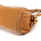 Chloe Light Brown Leather Paddington Shoulder Bag