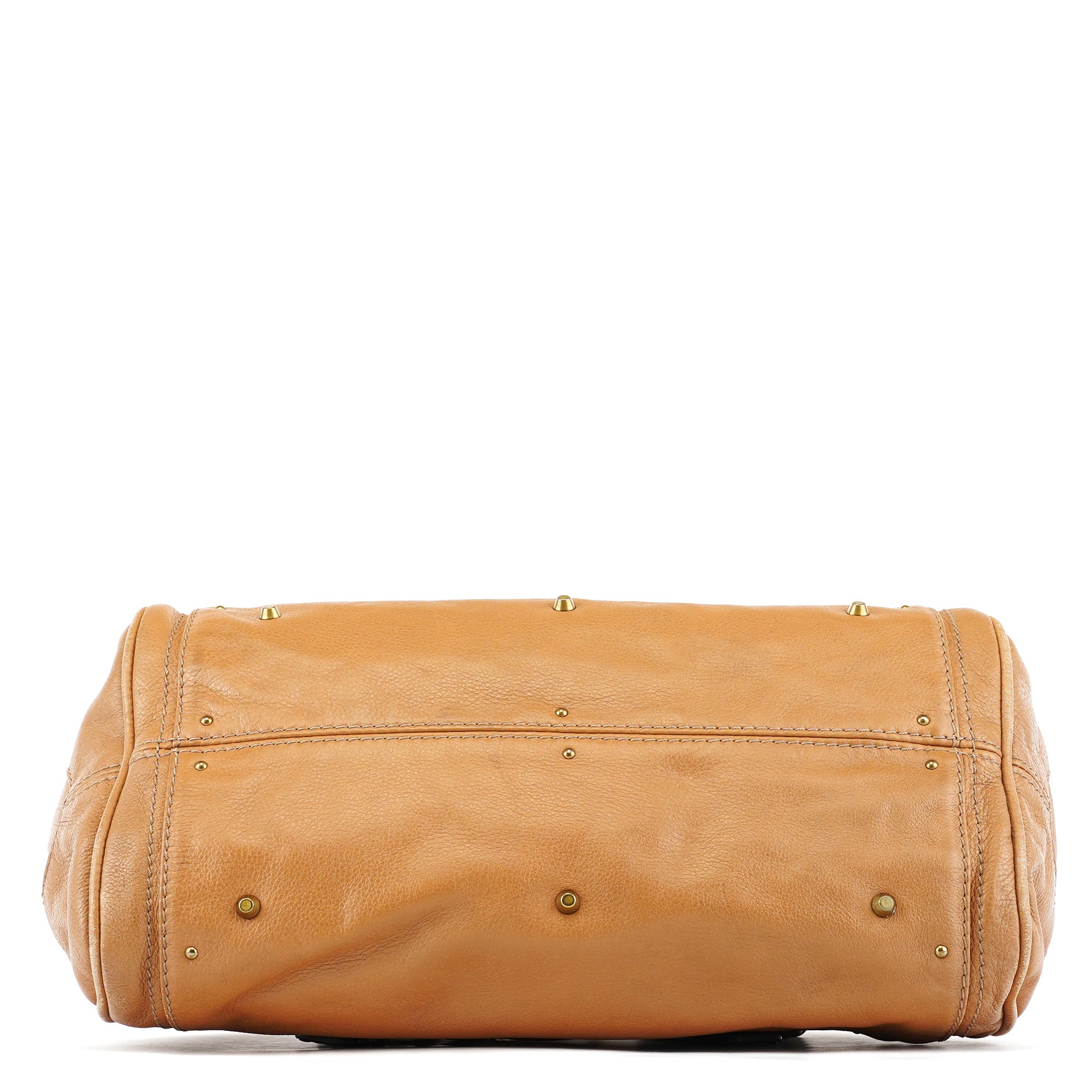 Chloe Light Brown Leather Paddington Shoulder Bag