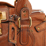 Chloé Light Brown Leather Paddington Shoulder Bag
