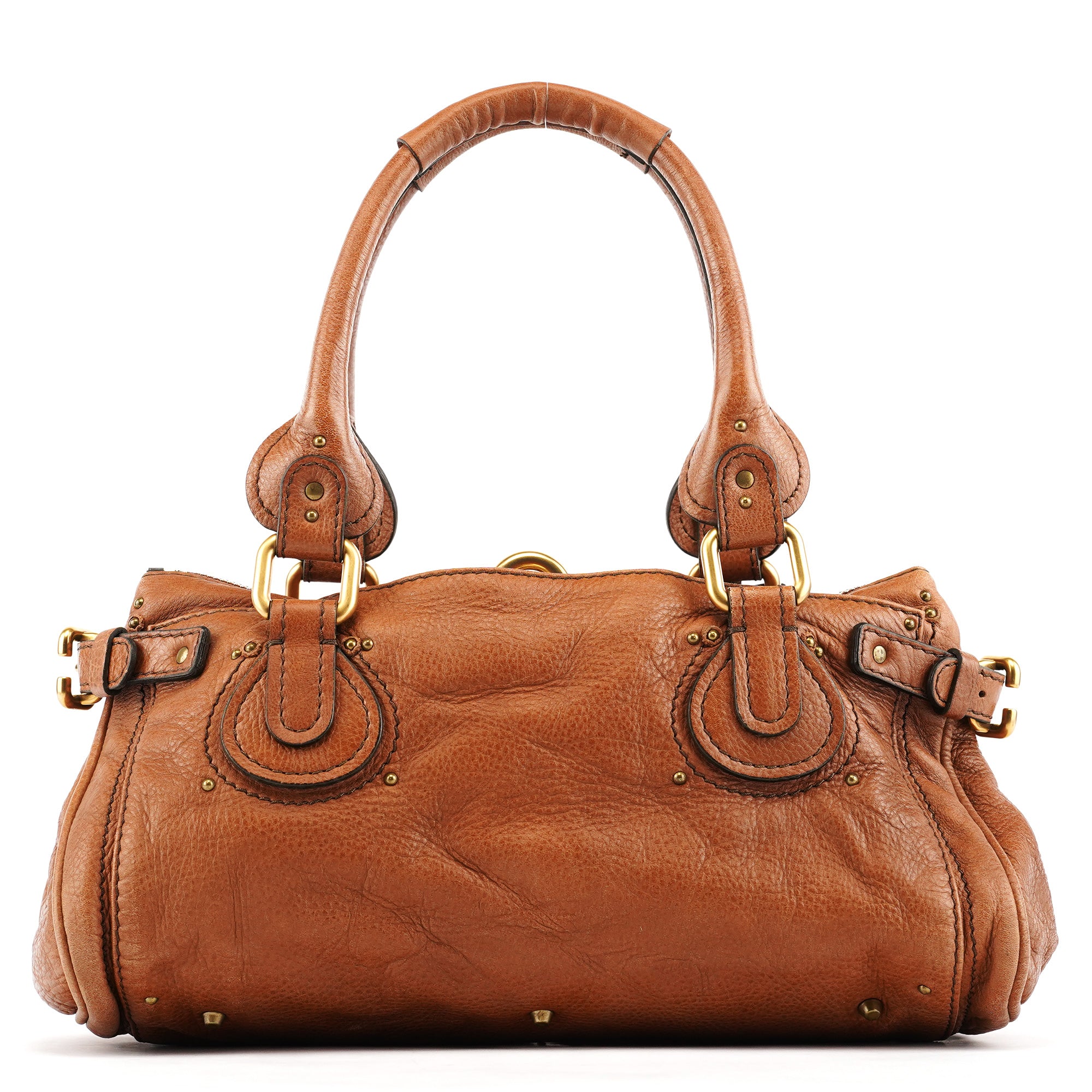 Chloé Light Brown Leather Paddington Shoulder Bag
