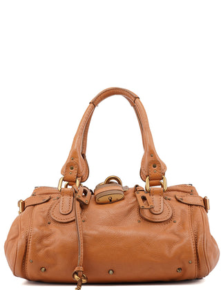 Chloé Light Brown Leather Paddington Shoulder Bag