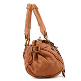 Chloé Light Brown Leather Paddington Shoulder Bag