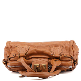 Chloé Light Brown Leather Paddington Shoulder Bag