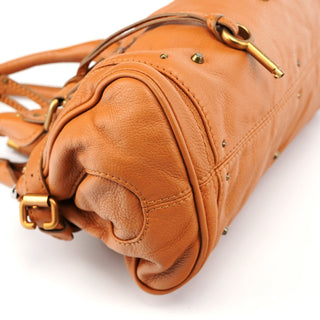 Chloé Light Brown Leather Paddington Shoulder Bag