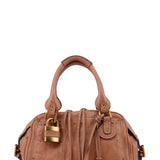 Chloé Light Brown Leather Paddington Shoulder Bag