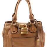 Chloé Light Brown Leather Paddington Tote Bag