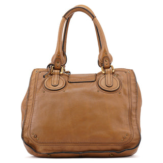 Chloé Light Brown Leather Paddington Tote Bag