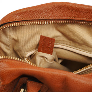 Chloe Light Brown Leather Paraty 2-Way Bag