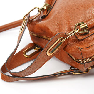 Chloe Light Brown Leather Paraty 2-Way Bag