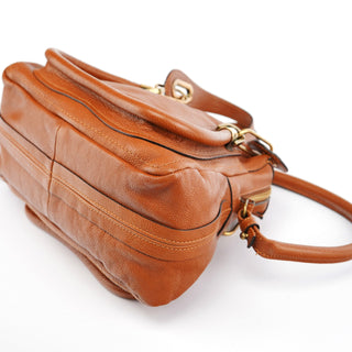 Chloe Light Brown Leather Paraty 2-Way Bag