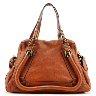 Chloe Light Brown Leather Paraty 2-Way Bag