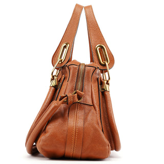 Chloe Light Brown Leather Paraty 2-Way Bag
