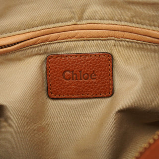 Chloe Light Brown Leather Paraty 2-Way Bag