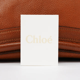 Chloe Light Brown Leather Paraty 2-Way Bag