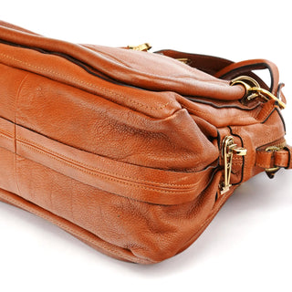Chloe Light Brown Leather Paraty 2-Way Bag