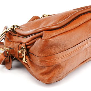 Chloe Light Brown Leather Paraty 2-Way Bag