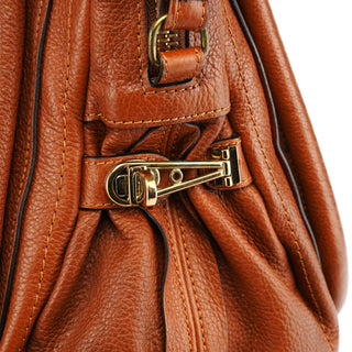 Chloe Light Brown Leather Paraty 2-Way Bag