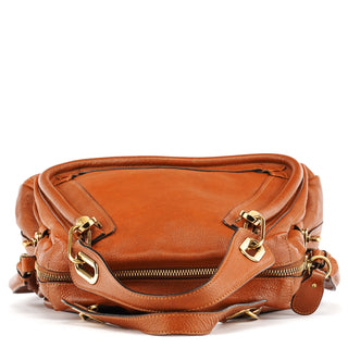 Chloe Light Brown Leather Paraty 2-Way Bag