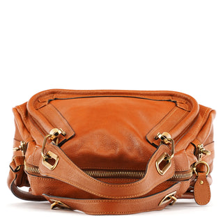 Chloe Light Brown Leather Paraty 2-Way Bag