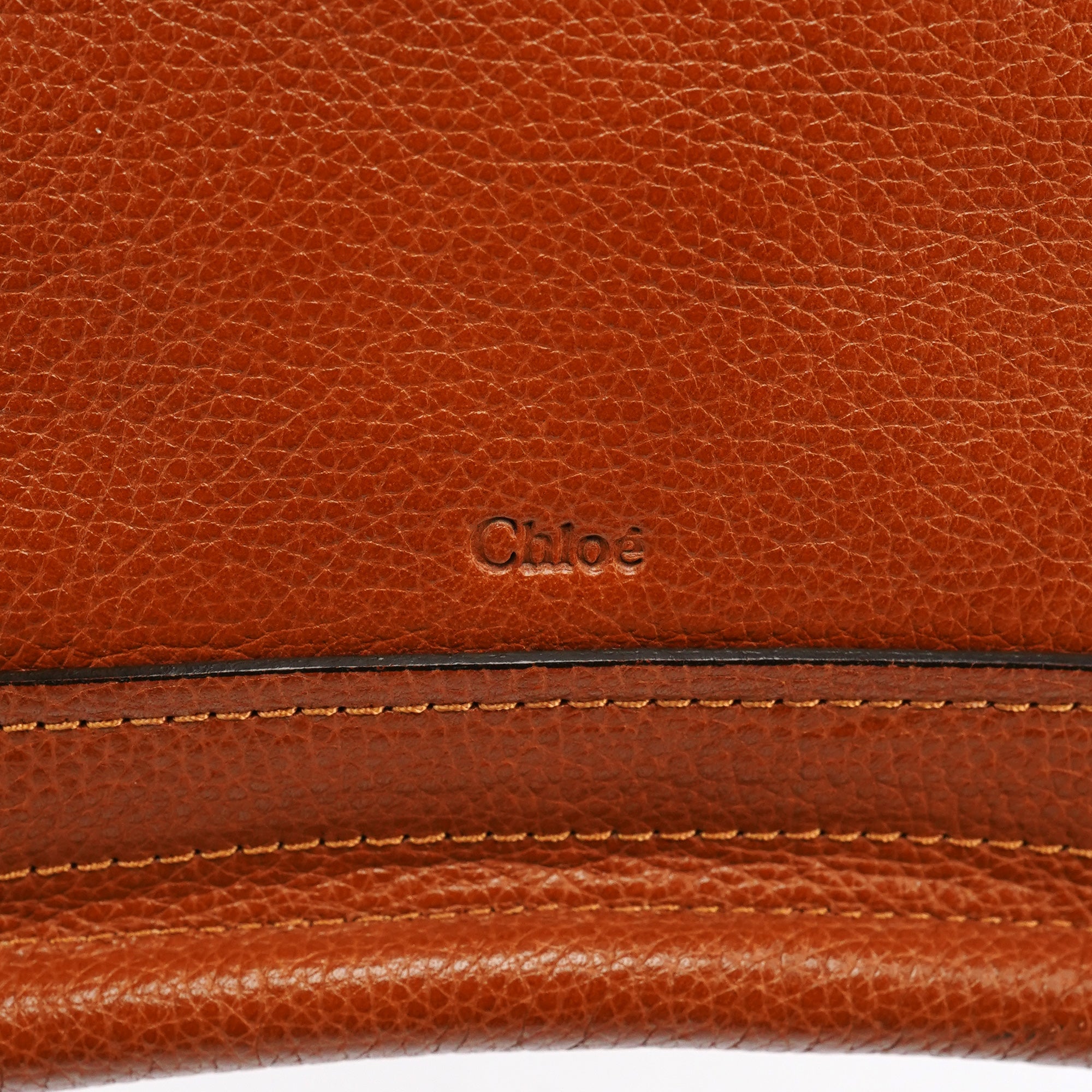 Chloe Light Brown Leather Paraty 2-Way Bag