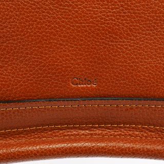 Chloe Light Brown Leather Paraty 2-Way Bag