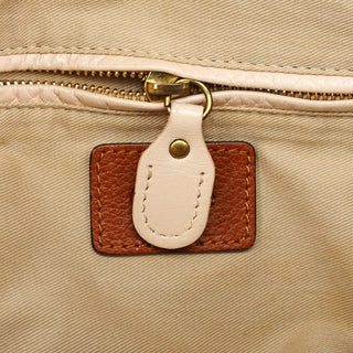 Chloe Light Brown Leather Paraty 2-Way Bag